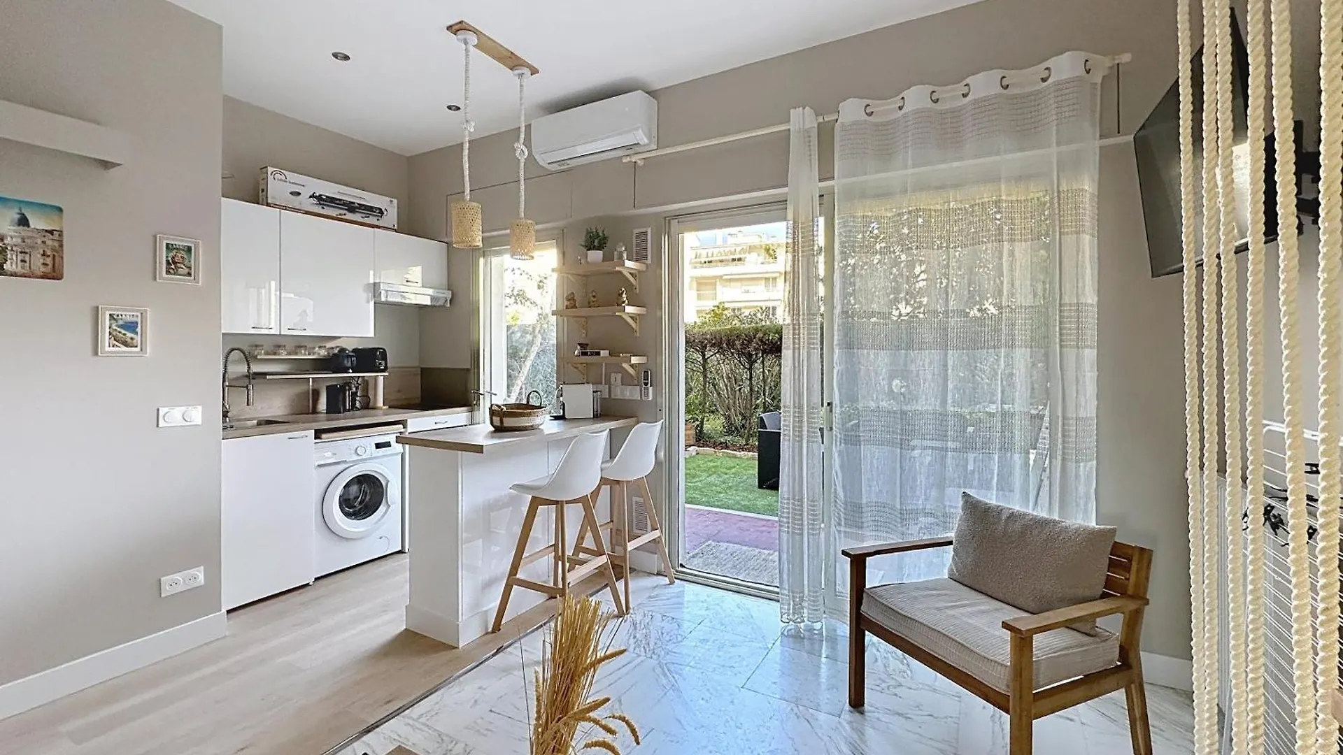 Cozy Studio With Garden And Parking In Cannes
